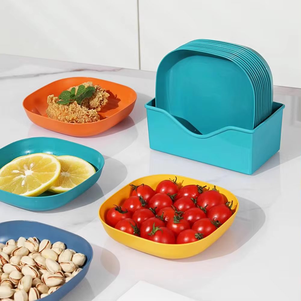 12Pcs-Spit-Bone-Dish-With-Storage-Holder-Japanese-Style-Food-Grade-Plastic-Square-Utensil-Multi-function.jpg_ (2)